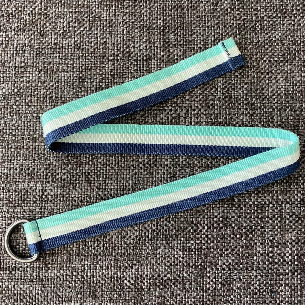 ⭐️ Carter’s Striped Belt Baby Toddler 0-2 years, Blue Belt Silver Buckle, Preppy